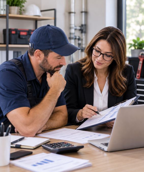 Bookkeeping services for plumbers and plumbing companies